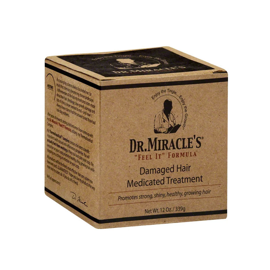 DR MIRACLE´S -  TRATAMIENTO MEDICADO PARA  CABELLO DAÑADO  - 339 GRS - Cosmetics Afro Latino