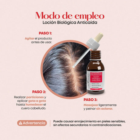 Don Cabello Loción biológica, Tratamiento capilar anticaída 125ml - Cosmetics Afro Latino