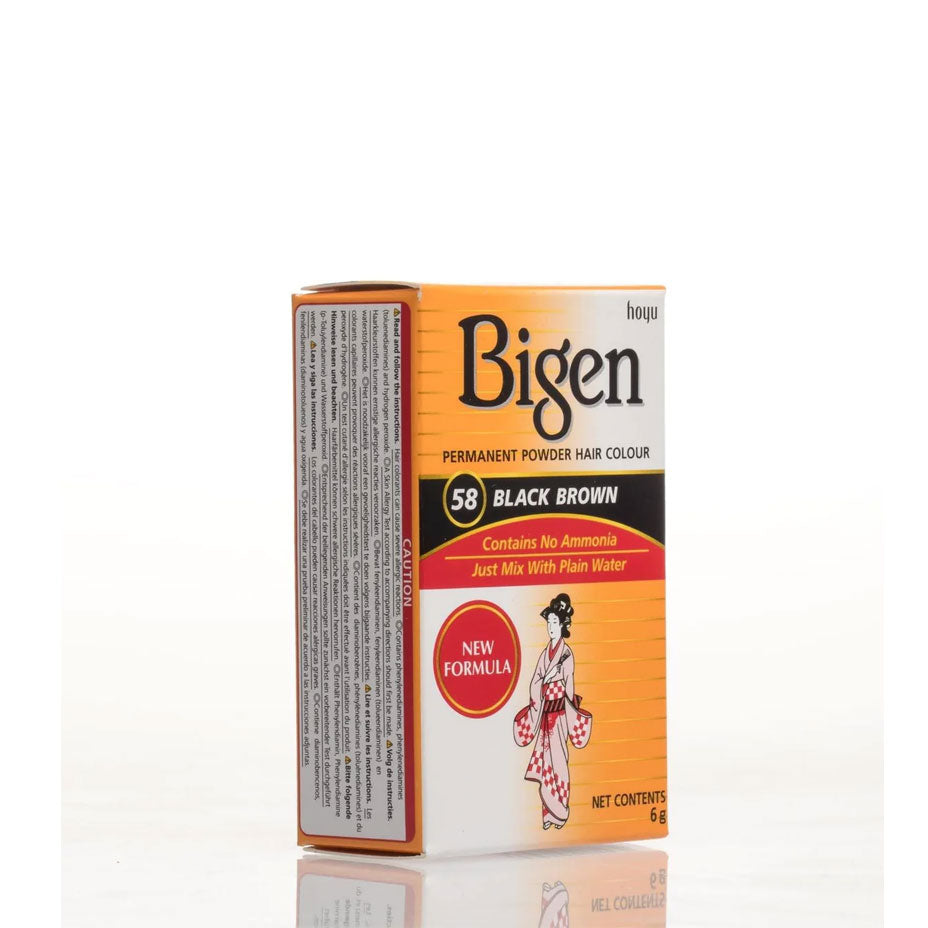 Bigen - Polvo Permanente Color De Cabello - 6g - Cosmetics Afro Latino
