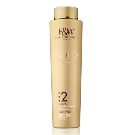 Fair And White 2: Gold Revitalizing Body Lotion 500ml - Cosmetics Afro Latino