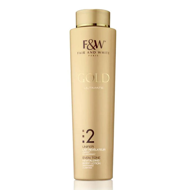 Fair And White 2: Gold Revitalizing Body Lotion 500ml - Cosmetics Afro Latino