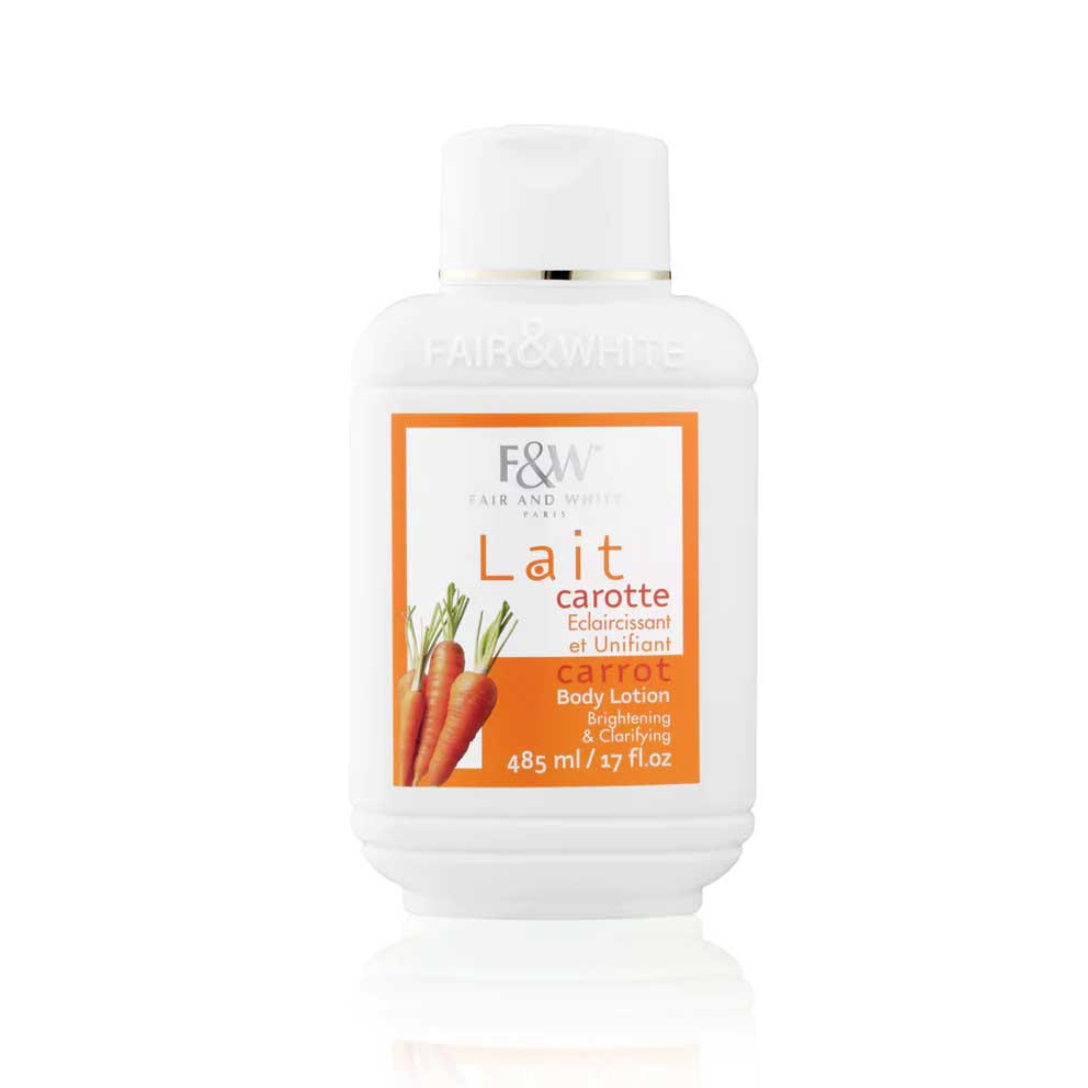 Fair and White Original Carrot Moisturizing Lotion 500ml - Cosmetics Afro Latino