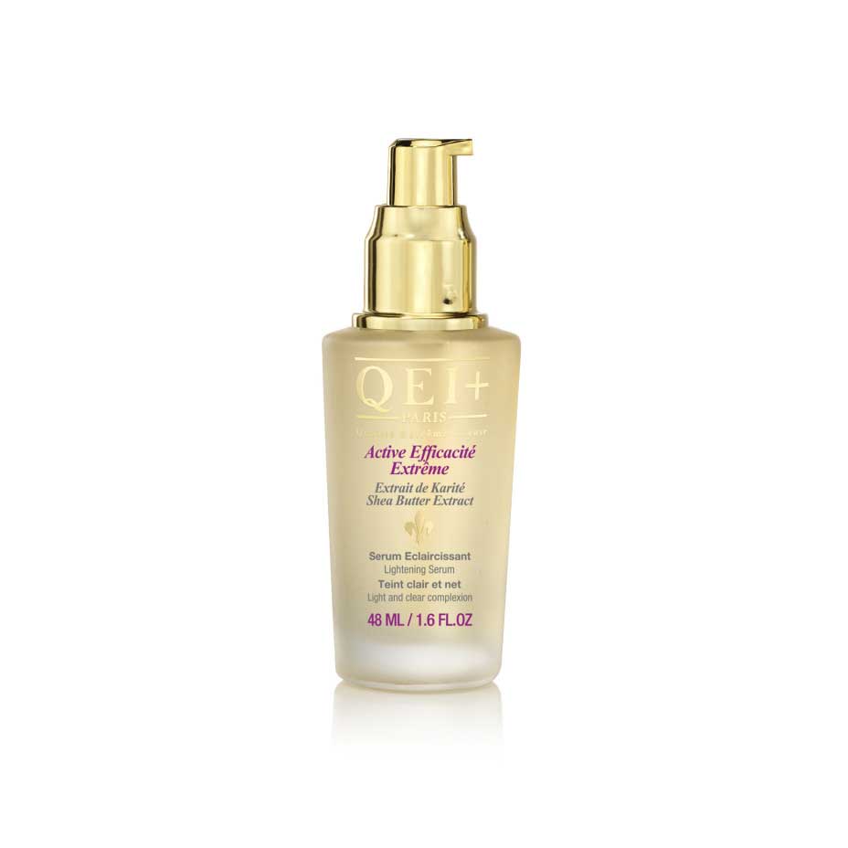QEI+ PARIS - Suero Aclarador - Efficacité Shea Butter -  Lightening Serum - 1.6 Fl.oz - Cosmetics Afro Latino