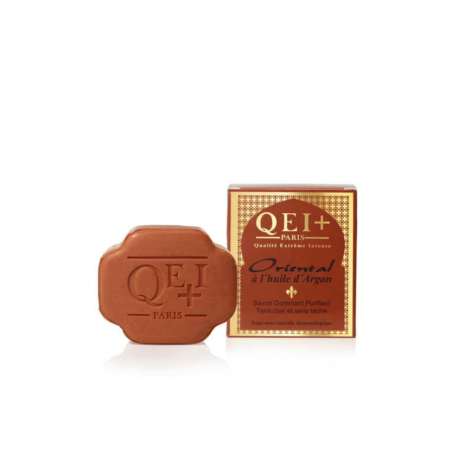 QEI+ Exfoliating Lightening Soap - Oriental Argan - Cosmetics Afro Latino